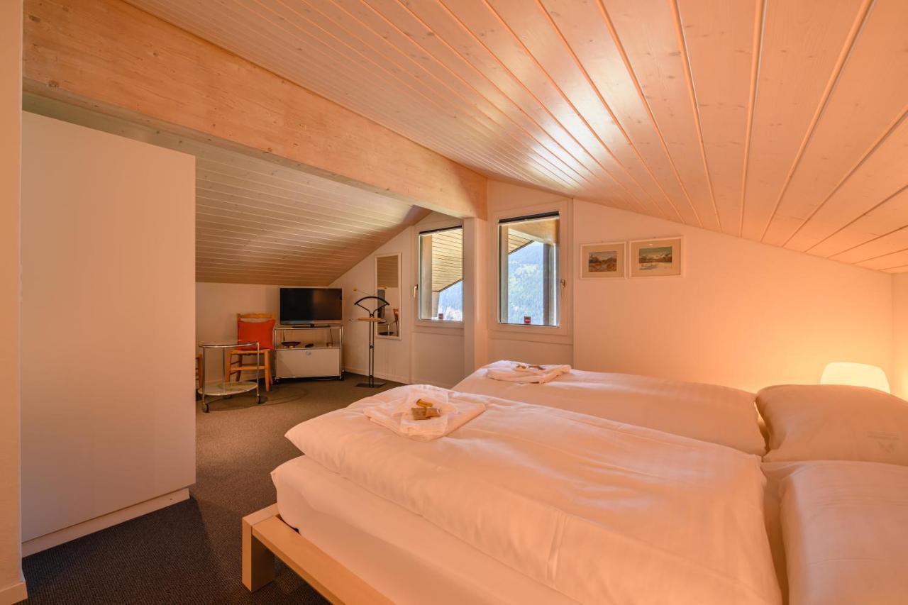 Chalet Primula Penthouse Wengen Exterior foto