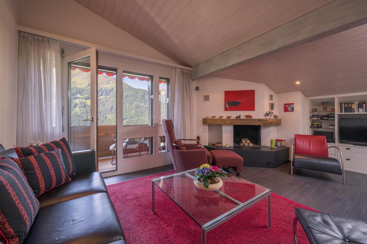 Chalet Primula Penthouse Wengen Exterior foto